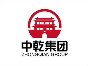 北京中乾建筑工程集團公司logo設計 