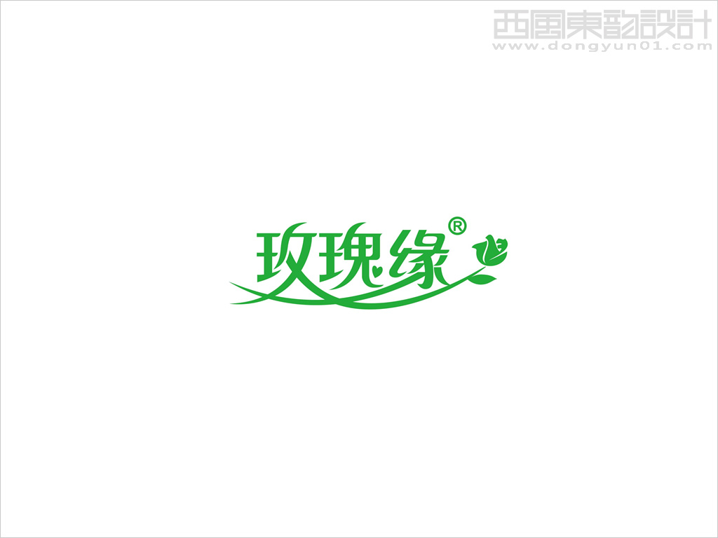 玫瑰緣logo設計