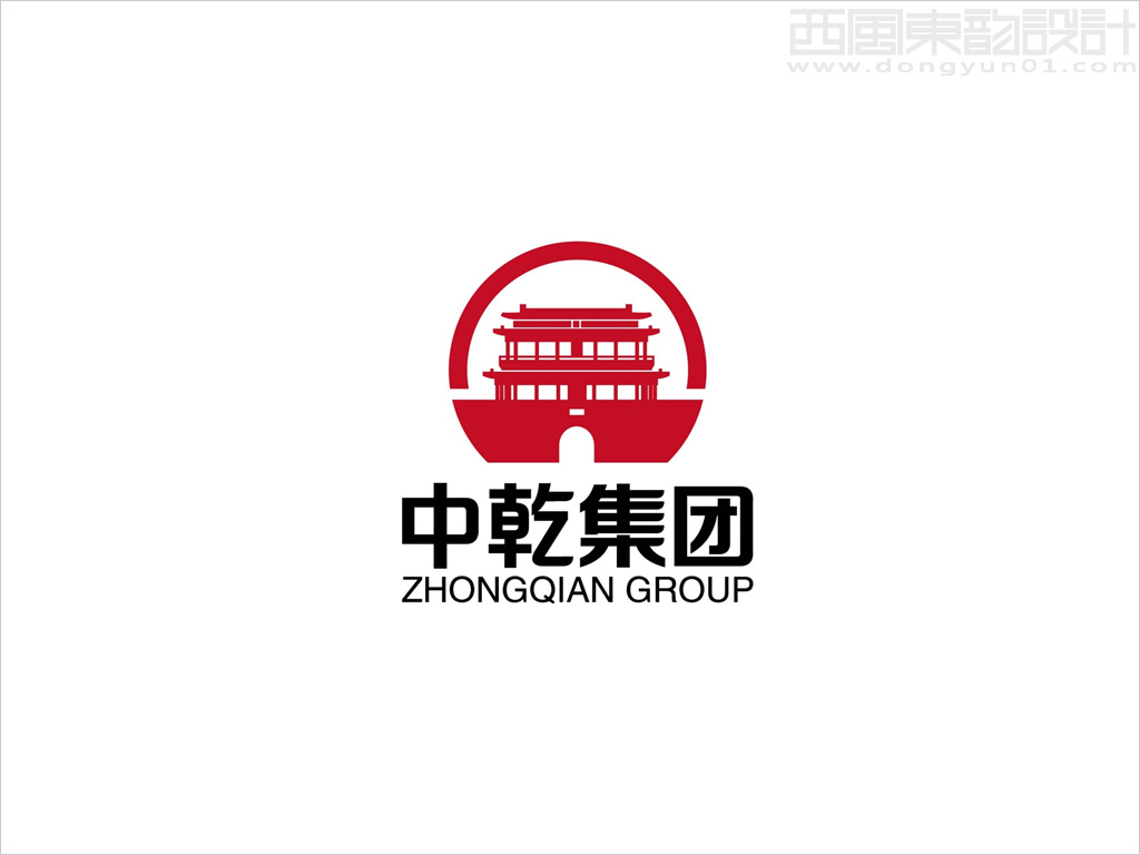 北京中乾建筑工程集團公司logo設(shè)計 