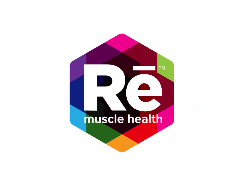 Myos公司Rē muscle health logo 設(shè)計(jì)