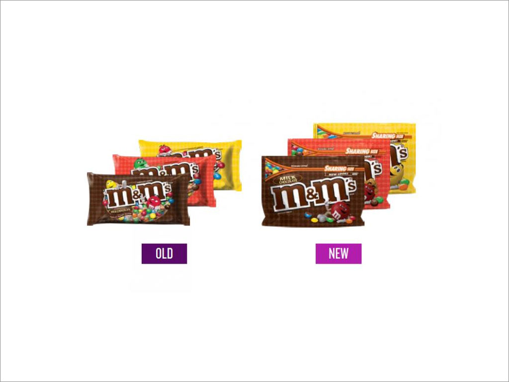 M＆M's（US）：重新設(shè)計的包裝