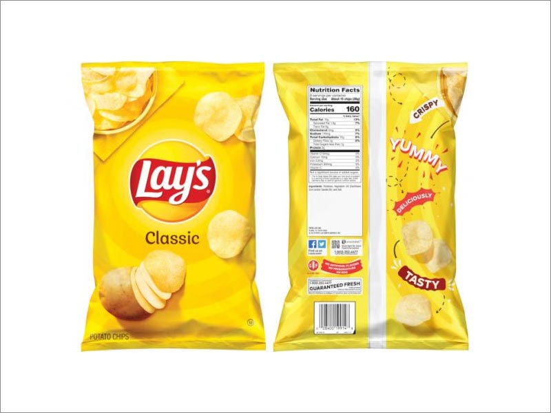 Lay's樂事薯片休閑食品包裝重新設(shè)計(jì)