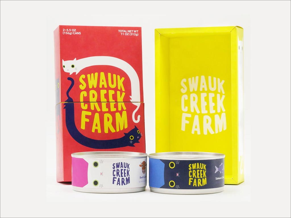 Swauk Creek Farm貓糧包裝設(shè)計(jì)之開封圖