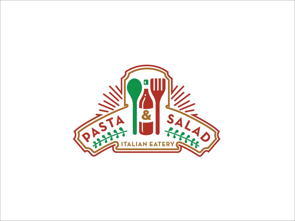 padta salad西餐廳logo設計