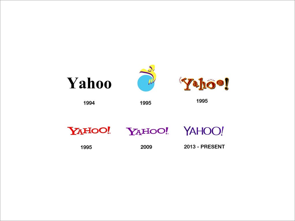 YAHOO logo設(shè)計(jì)及其演變過(guò)程