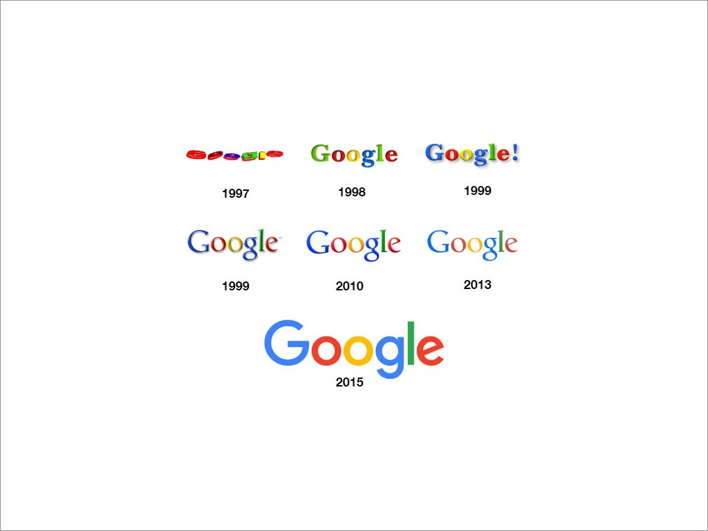 GOOGLE logo設(shè)計(jì)及其演變過(guò)程