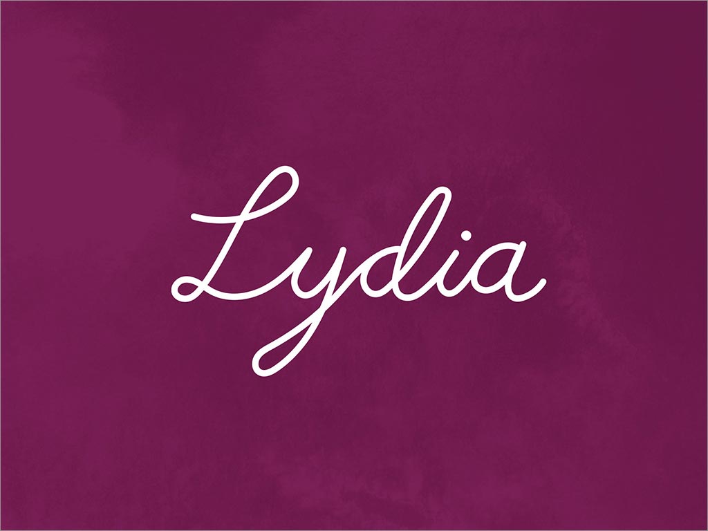 Lydia’s Love Locks護發(fā)素品牌logo設(shè)計