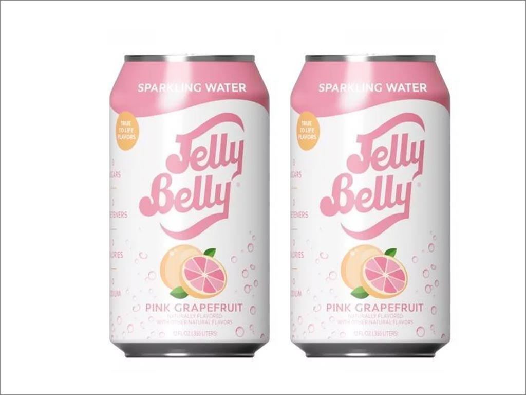 Jelly Belly粉紅葡萄柚味蘇打水包裝設(shè)計