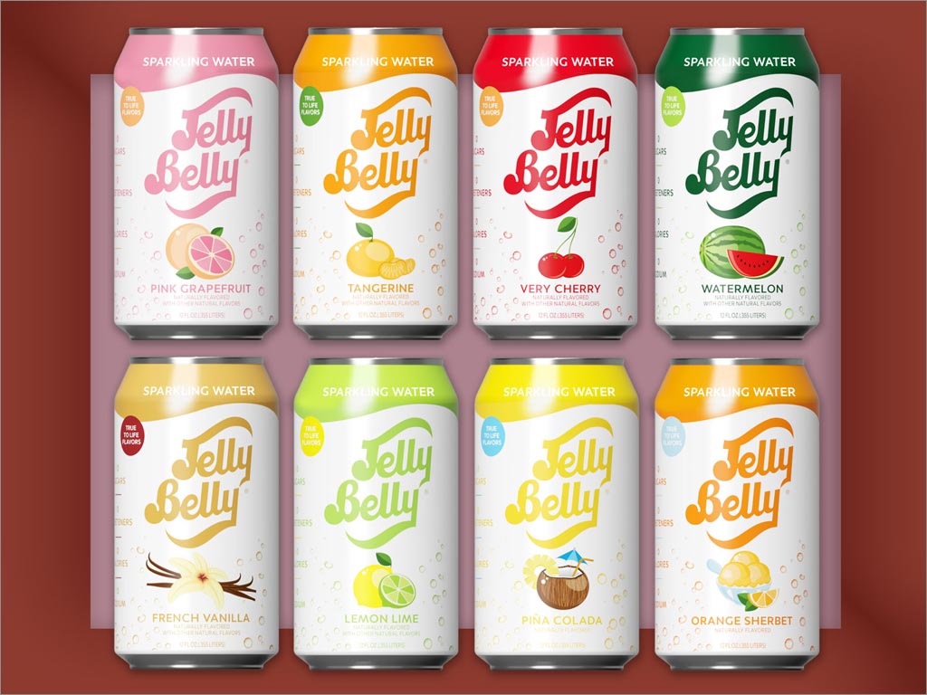 Jelly Belly系列調(diào)味蘇打水包裝設(shè)計