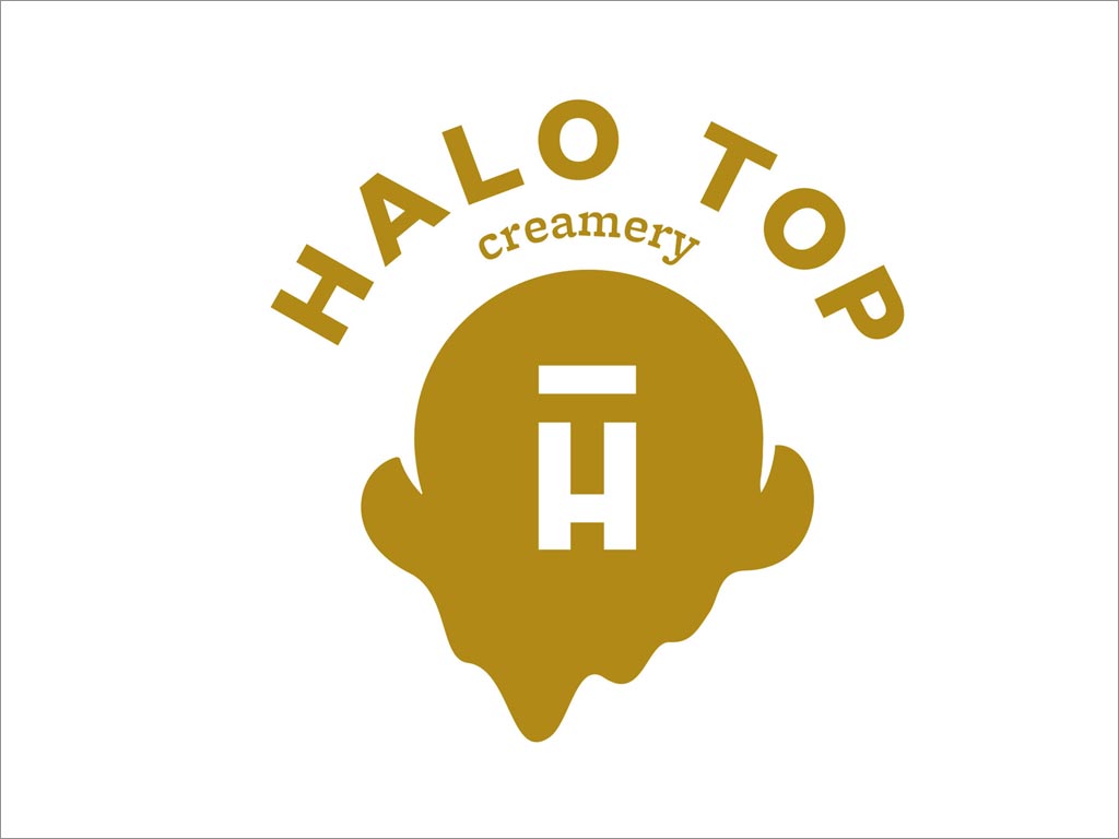 Halo Top冰淇淋品牌logo設(shè)計