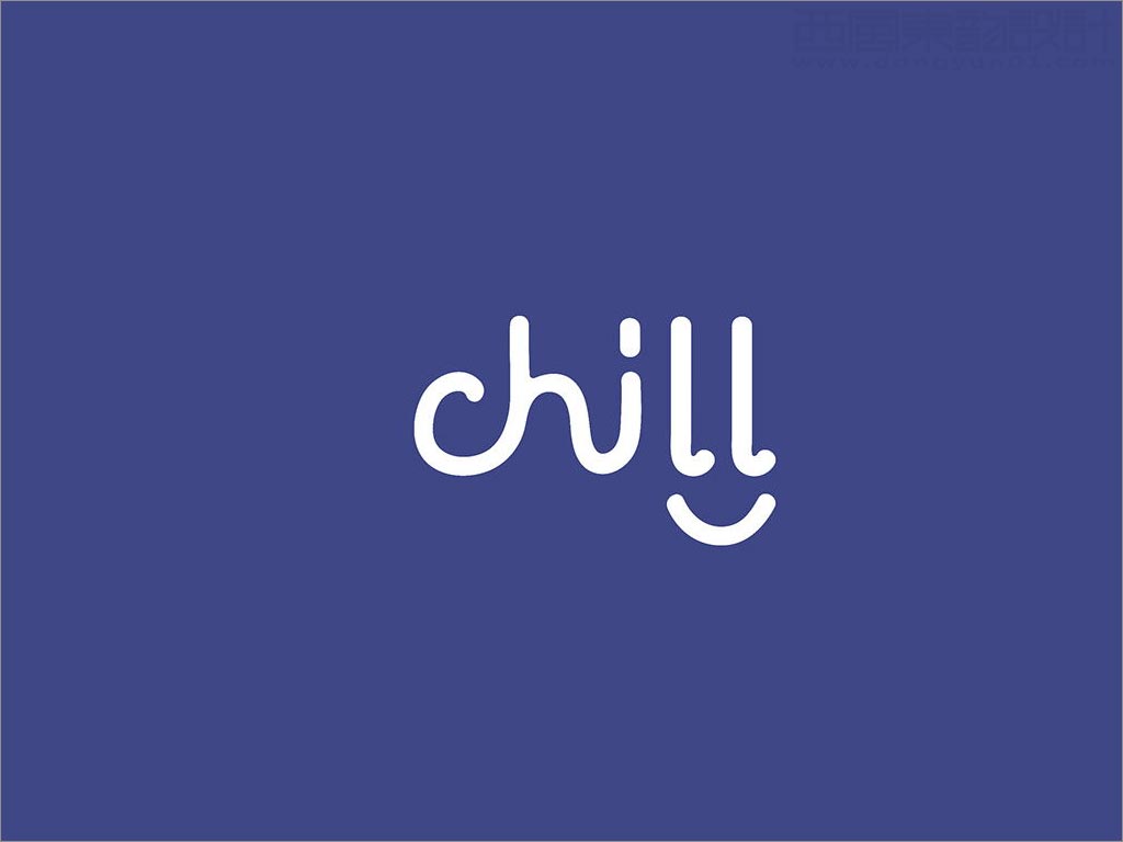 Chill水果味氣泡水logo設計