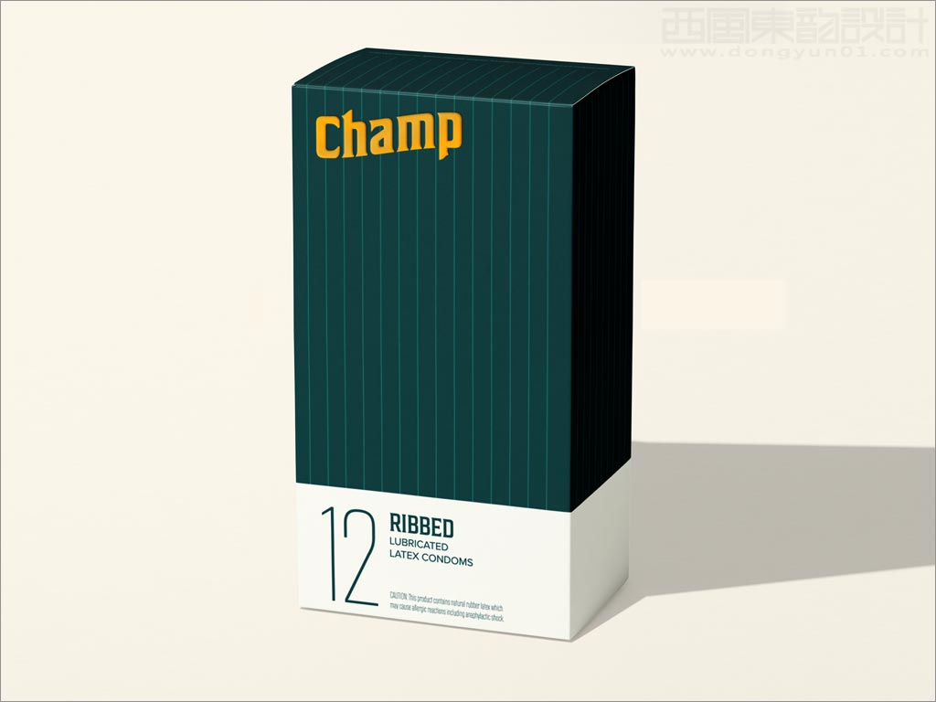 美國Champ避孕套包裝盒兩性健康用品包裝設(shè)計