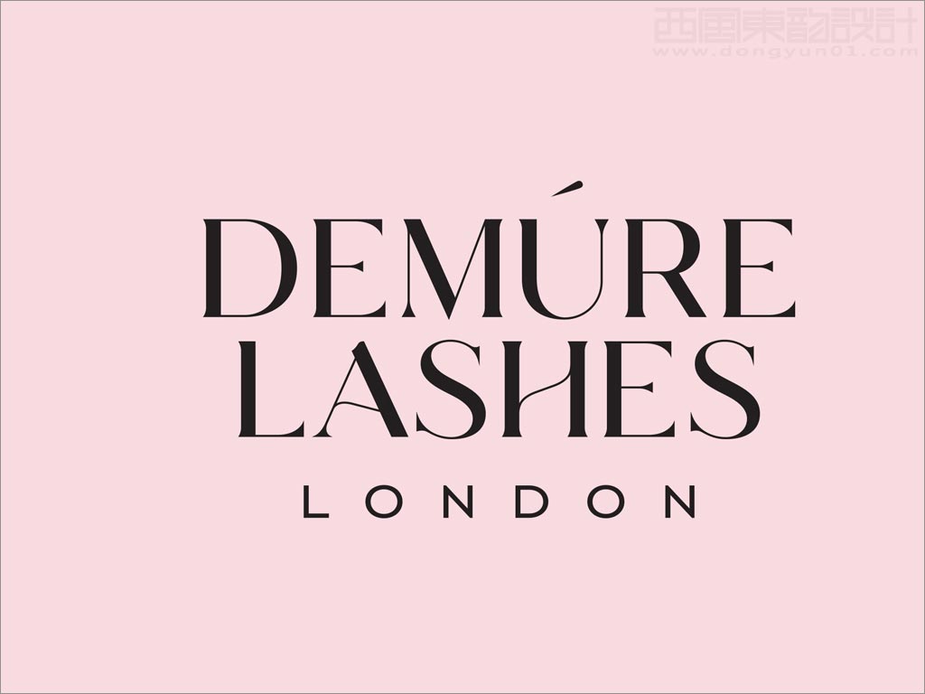 Demure Lashes假睫毛品牌logo設(shè)計