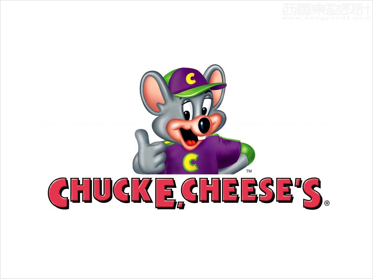 Chuck E. Cheese奶酪吉祥物卡通形象設(shè)計(jì)