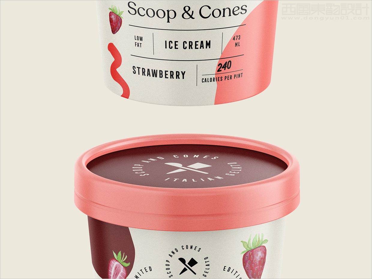 Scoop＆Cones冰淇淋包裝設(shè)計之實物照片