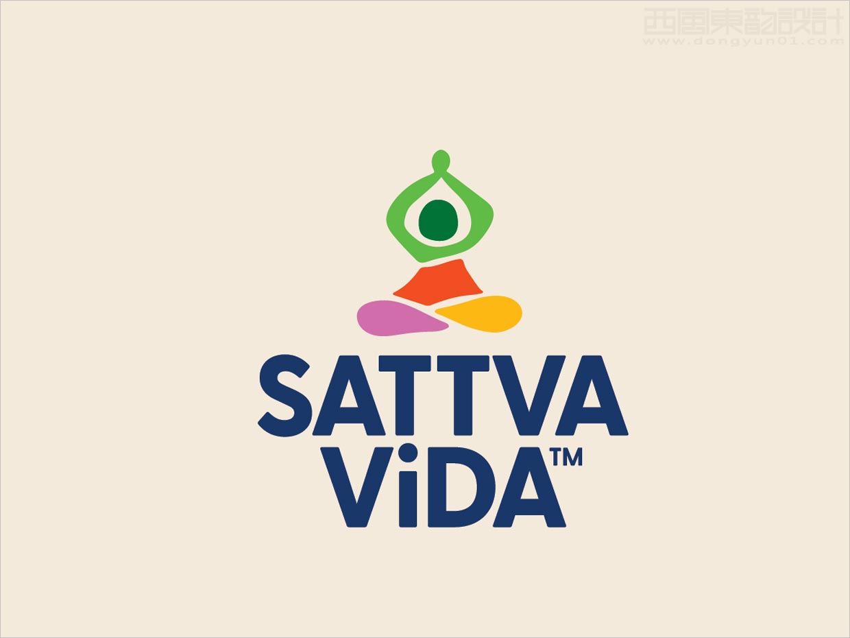 美國(guó)Sattva Vida素食小吃logo設(shè)計(jì)