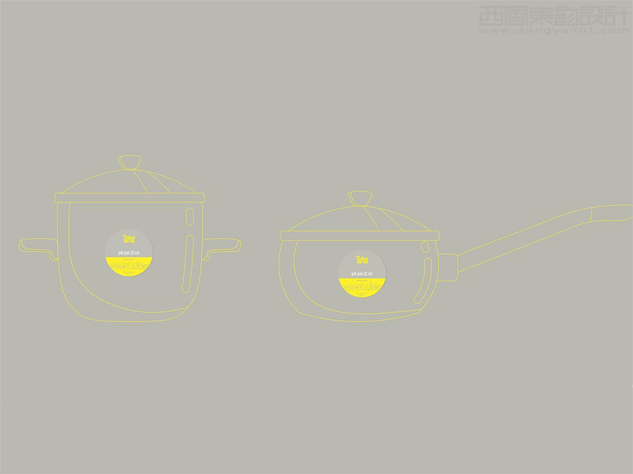 沙特阿拉伯Taha廚房用品炊具湯鍋包裝設(shè)計