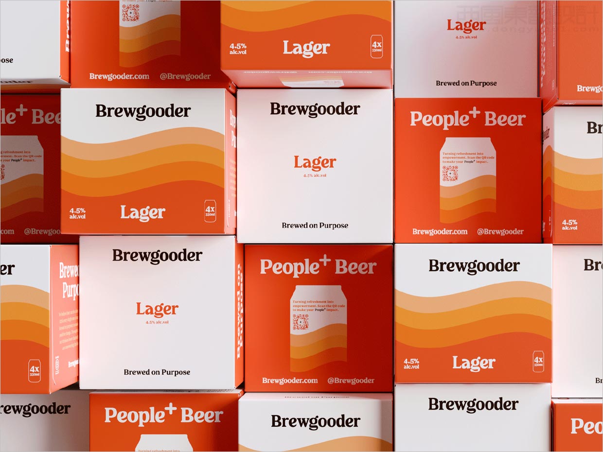 英國(guó)Brewgooder啤酒外箱包裝設(shè)計(jì)