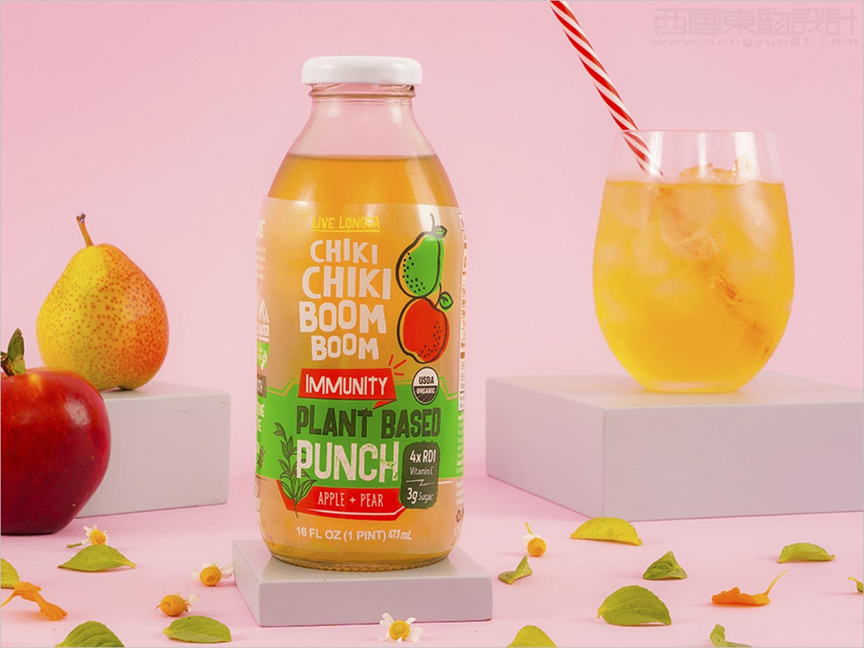 厄瓜多爾Chiki Chiki Boom Boom雪梨果汁飲料包裝設(shè)計