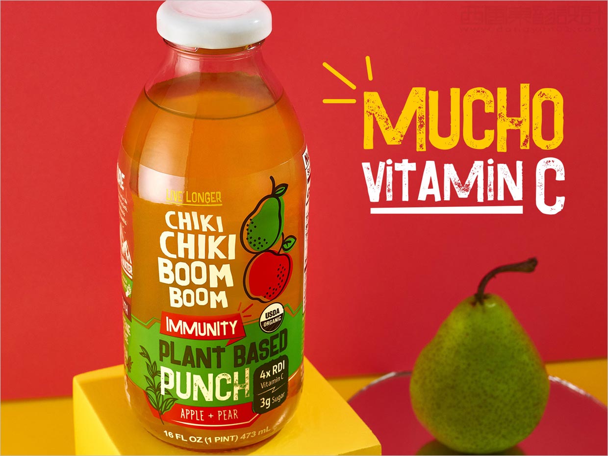 厄瓜多爾Chiki Chiki Boom Boom果汁飲料包裝設(shè)計