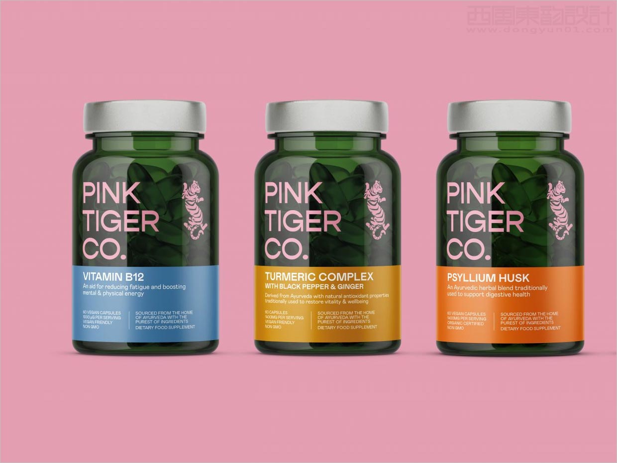 印度Pink Tiger保健食品包裝設(shè)計(jì)